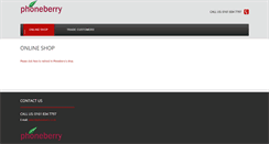 Desktop Screenshot of phoneberry.co.uk